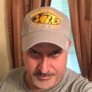 Gray ball “Hollywood Film Crew” ball cap. One size